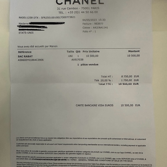 Chanel large classic double flap handbag - Picture 10 of 11